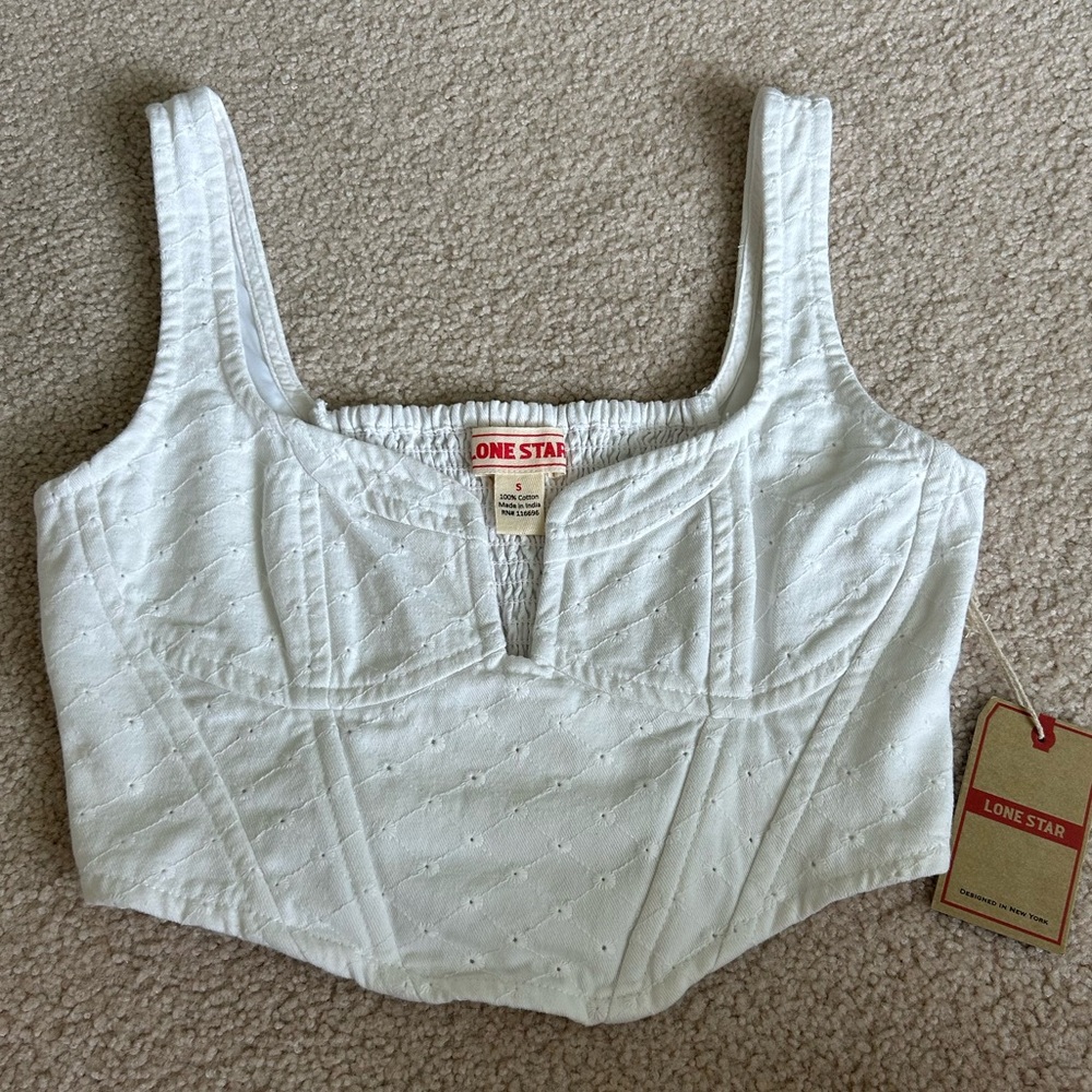 Lone Star Cropped Tank